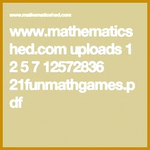 1 2 5 7 21funmathgames pdf 219219