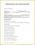 4 Graduate School Recommendation Letter