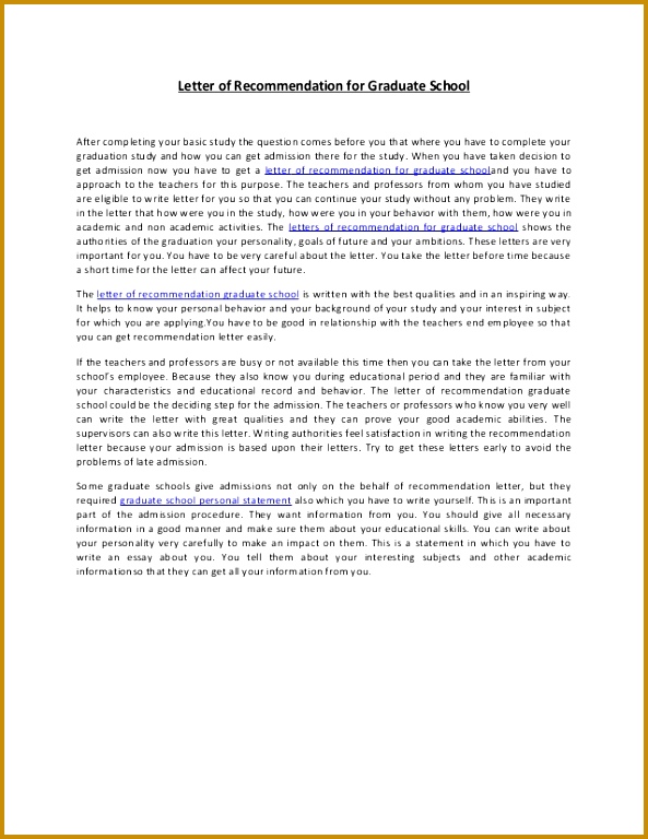 Letter of Re mendation for Graduate SchoolAfter pleting your basic study the question es before you that 768593