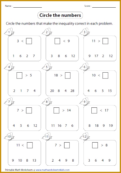 Greater Than Less Than Worksheets vttwu Picking Out the Solutions 591413