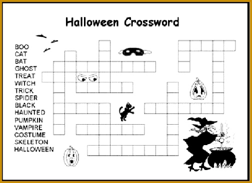 crossword halloween puzzles by kawarbir 367504
