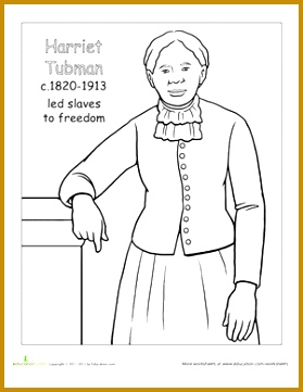 color harriet tubman worksheet education Rosa Parks Coloring Book Rosa Parks Coloring Book 361279
