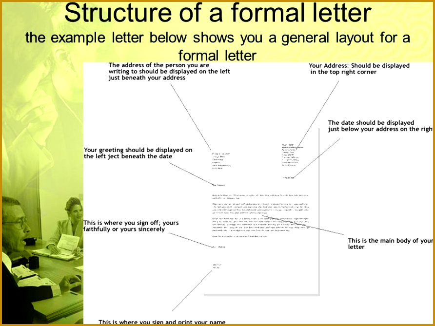 How to write formal letters 2 Structure 669892