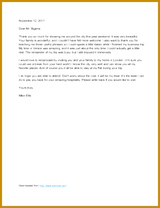 Sample Semi Formal Letter 409316