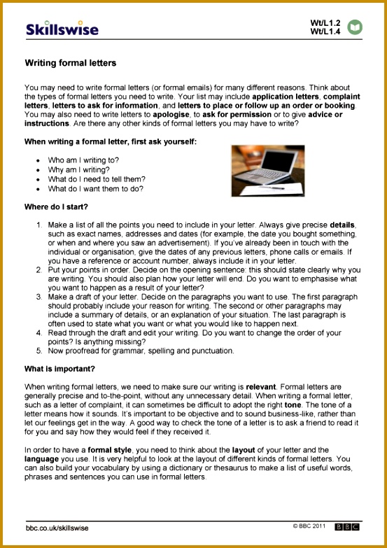 Writing a letter Writing formal letters 783553