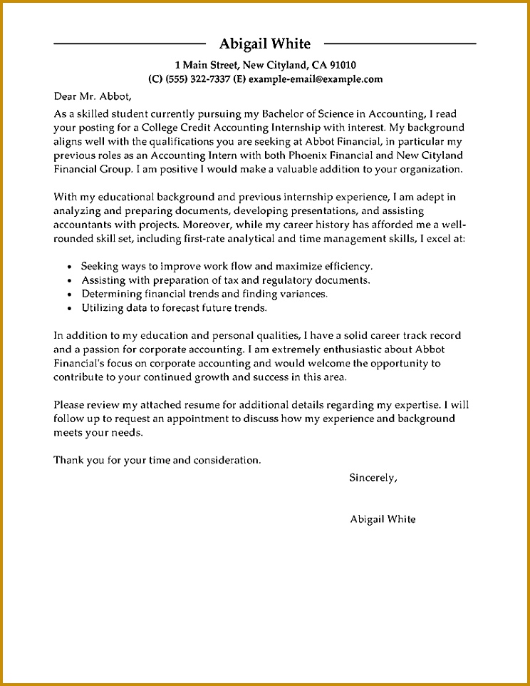 Cover Letter Examples For Internship How Write Training Advice Likeness Pleasant 962744