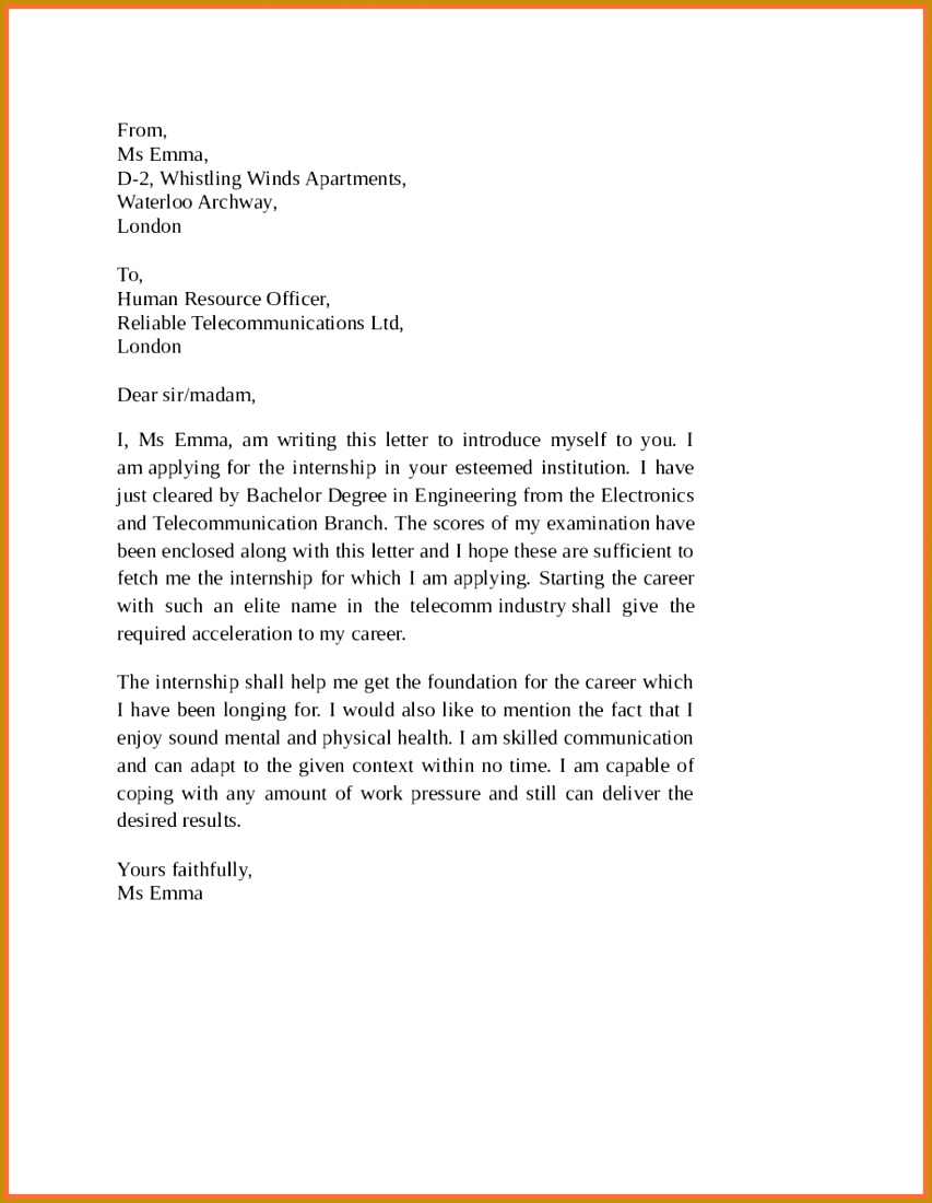 how to write a letter of introduction introduction 1100853