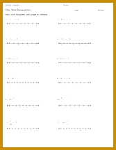 4 pages Math 002 e Step Inequalities Questions and Answers 216167