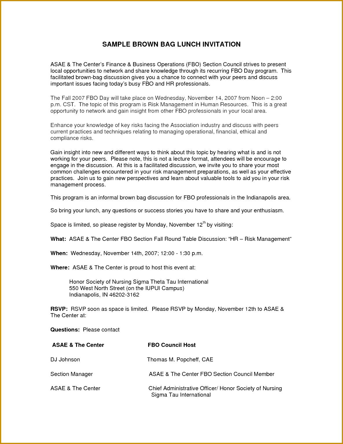 sample lunch invitation 15341185