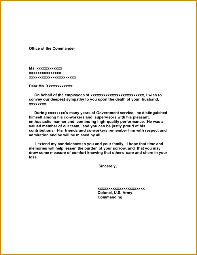 Best Condolence Letter Ideas Tribute To Dad 885684