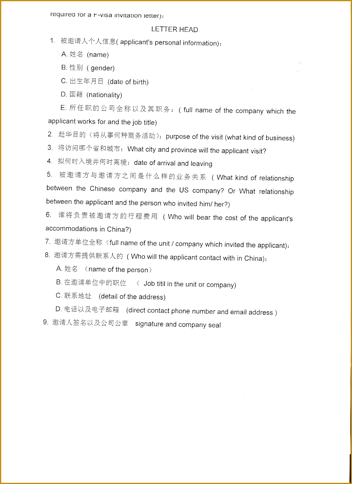 sample invitation letter for visitor visa template beyyeNKs 16301185