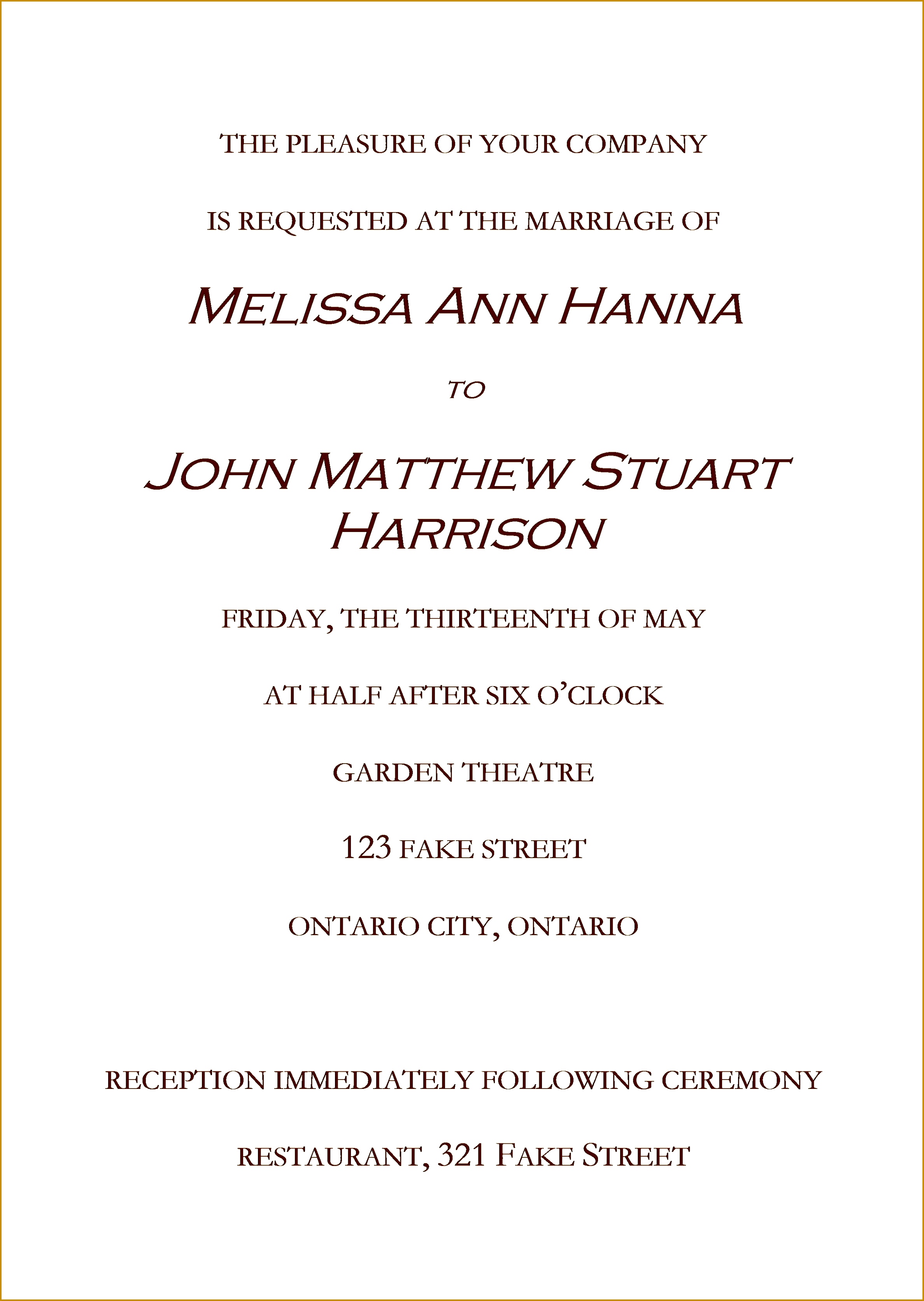 Sample Invitation Letter to Wedding Inspirationalnew Invitation Letters Targer Golden Dragon Co 33432375