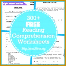 Free reading prehension worksheets 219219