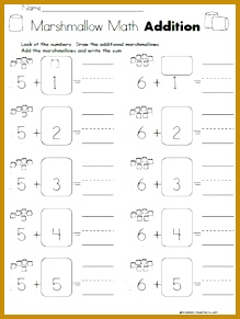 Marshmallow Math Addition 291219