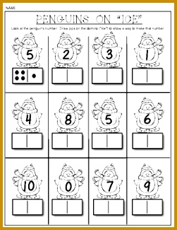 Sample Page Domino Math Worksheets posing and De posing Numbers set of 251325
