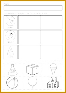 shape sorting cut and paste 309219