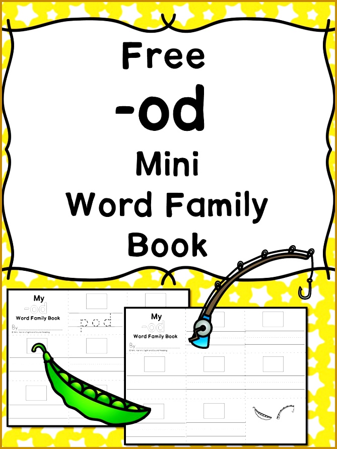 OD CVC Word Family Worksheets Make a word family book 892669