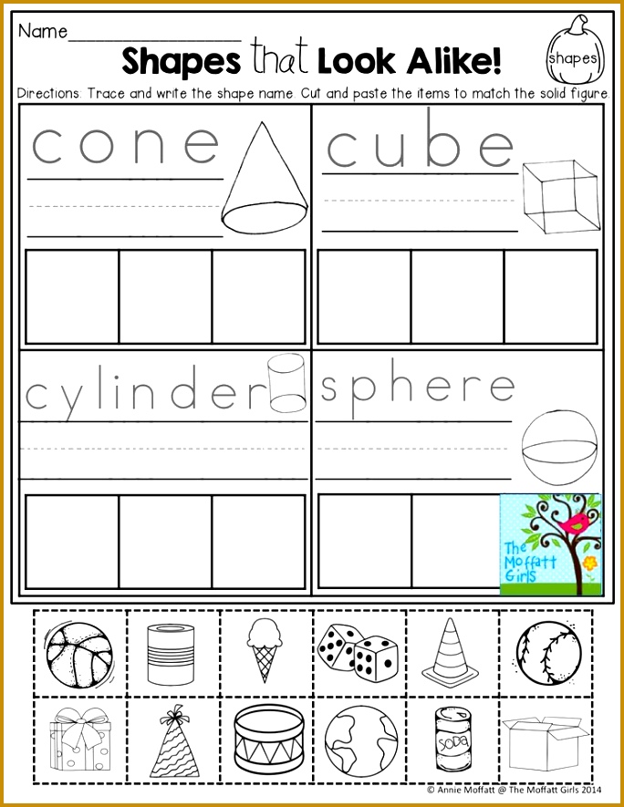 3d shapes kindergarten 684885