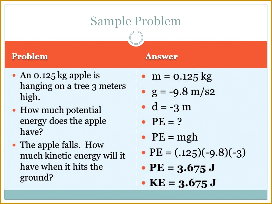 Problem Answer An 0 125 kg apple is hanging on a tree 3 meters high 669892