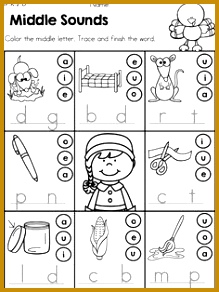 Thanksgiving Kindergarten Language Arts Worksheets 219292
