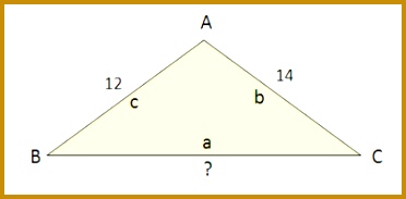 In the figure below we are given side b and angle B which opposite each other so we can use them to calculate the Law of Sines ratio s for this 183372