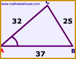 In the figure below we are given side b and angle B which opposite each other so we can use them to calculate the Law of Sines ratio s for this 199256