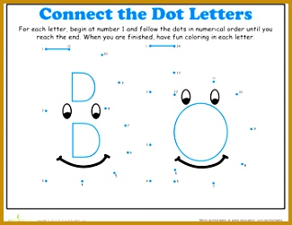 Dot to Dot Alphabet B 251325