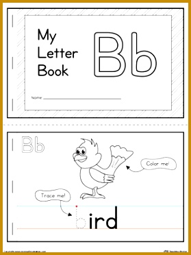 FREE Letter B Mini Book Printable Worksheet The Letter B Mini 372279
