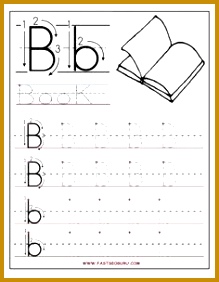 Printable letter B tracing worksheets for preschool Printable Coloring Pages For Kids 282219
