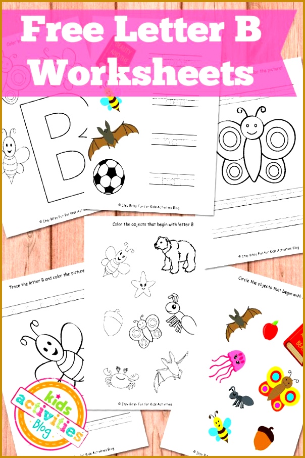 LETTER B WORKSHEETS FREE KIDS PRINTABLES 906604