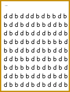 free b and d Confusion worksheet 225297