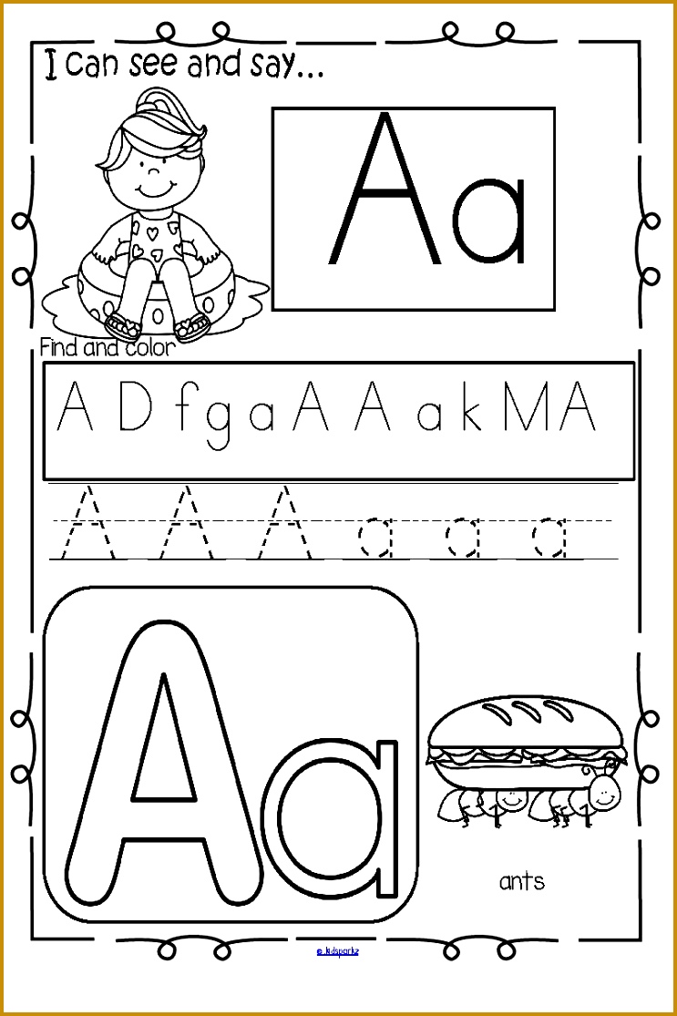 Summer Alphabet Practice Printables Recognition Tracing and Beginning Sounds 1115743