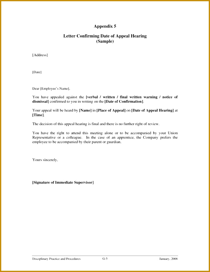 redundancy appeal letter template for employees themes contract termination free sample example 885684