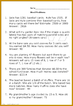 Practice Your Elementary Math Skills With These Word Problems 362250