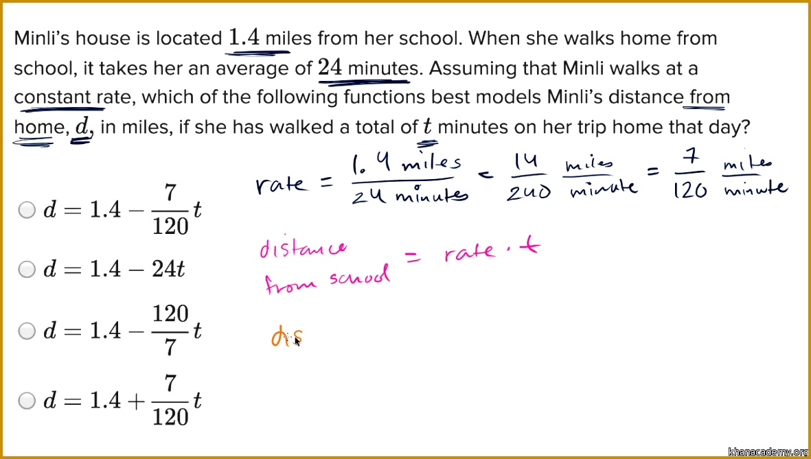 Systems of linear equations word problems — Harder example video 1181669