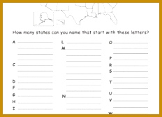 Worksheet Name All 50 States 167232