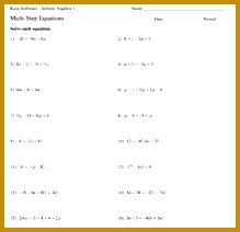 Kuta software solving multi step equations FREE PRINTABLE MATH WORKSHEETS 212219