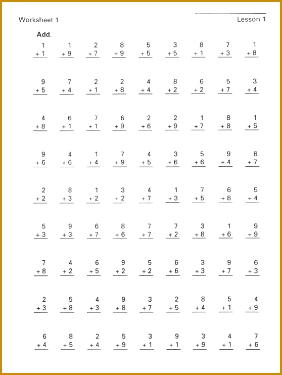 3Rd Grade Math Printable Worksheet 742558