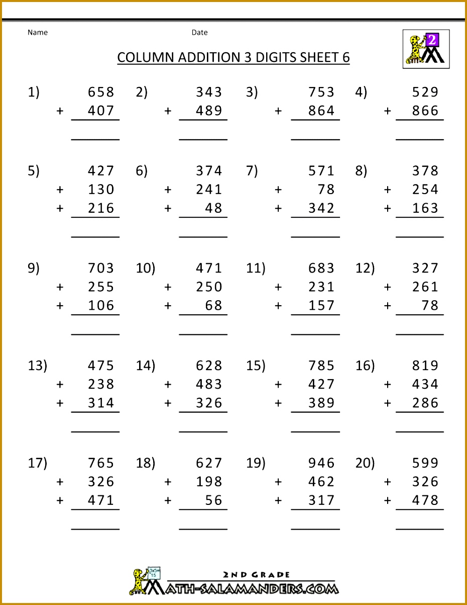 2Nd 3Rd Grade Math Worksheets Worksheets for all Download and Worksheets 1203930