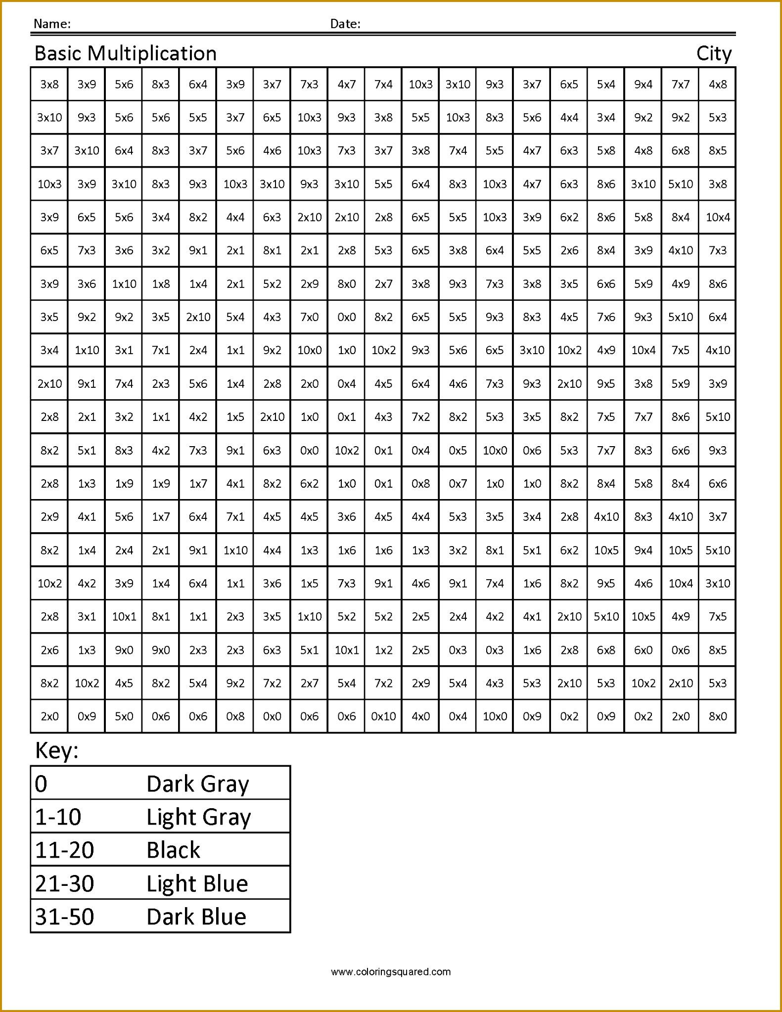 Math Coloring Worksheets For 3Rd Grade Worksheets for all Download and Worksheets 20461581