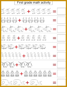 first grade math activities 301232