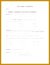 3 pages Laplace Trans Worksheet 216167