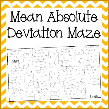 MSWJJU35BOX3EJHX Mean Absolute Deviation Maze Cover 372372