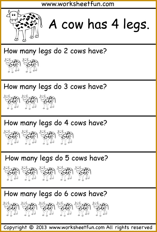 Repeated Addition – Multiplication – Word Problems 7 Worksheets Printable Worksheets Pinterest 773524