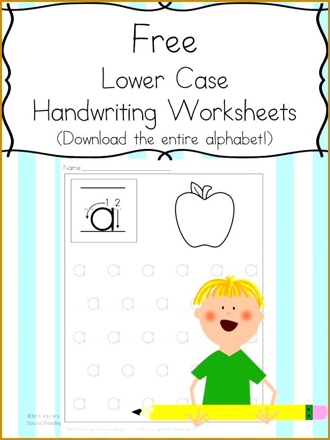 Handwriting Practice for Kids Free Download of Alphabet 669892