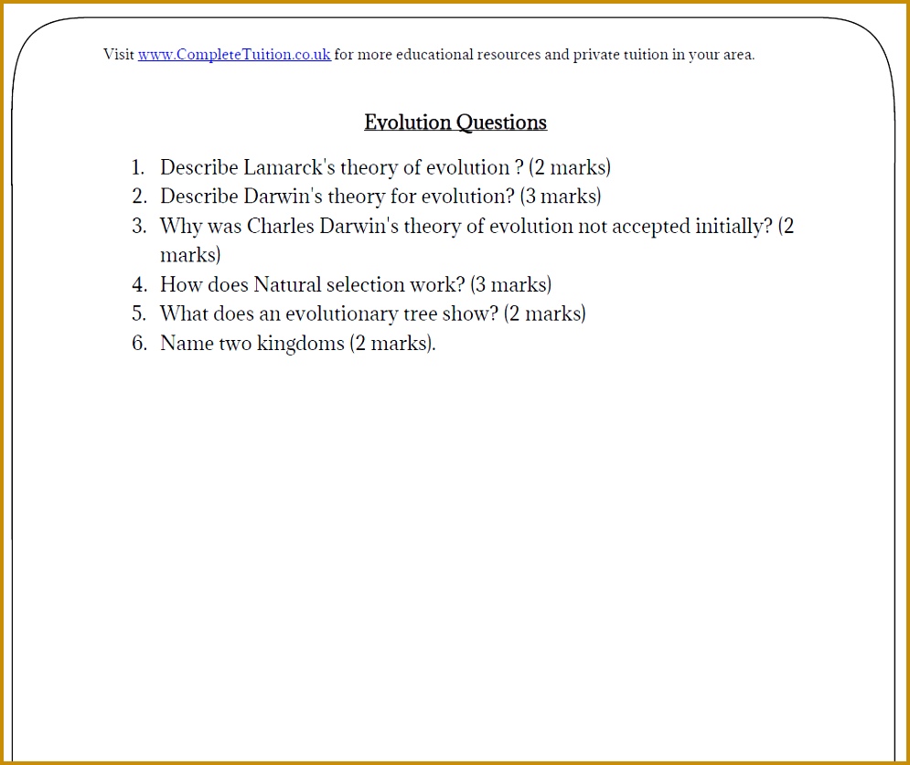 Natural selection worksheet fireyourmentor free printable worksheets evolution by answers key intrepidpath worksheets 837995