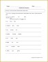 3 Noun Worksheets