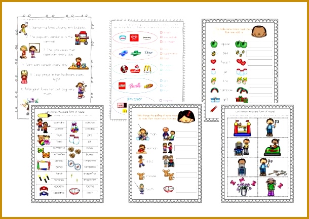 Free Nouns worksheets for the First Graders 433610