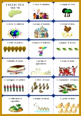 English worksheet Collective nouns 1 of 2 238167