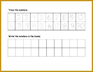 Numbers Trace and Write Frompo 325251